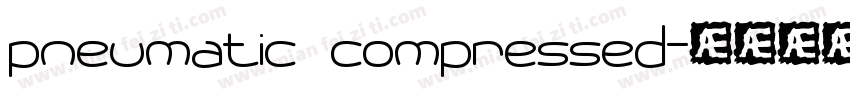 pneumatic compressed字体转换